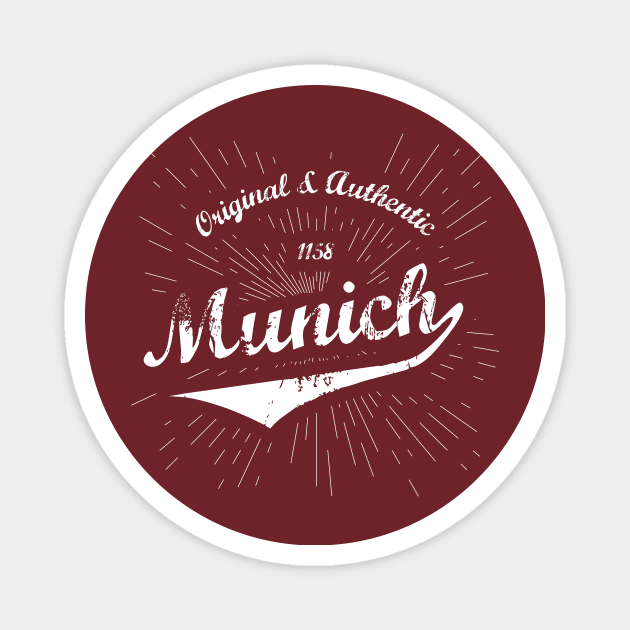 Original Munich City Shirt Magnet by Teevolution